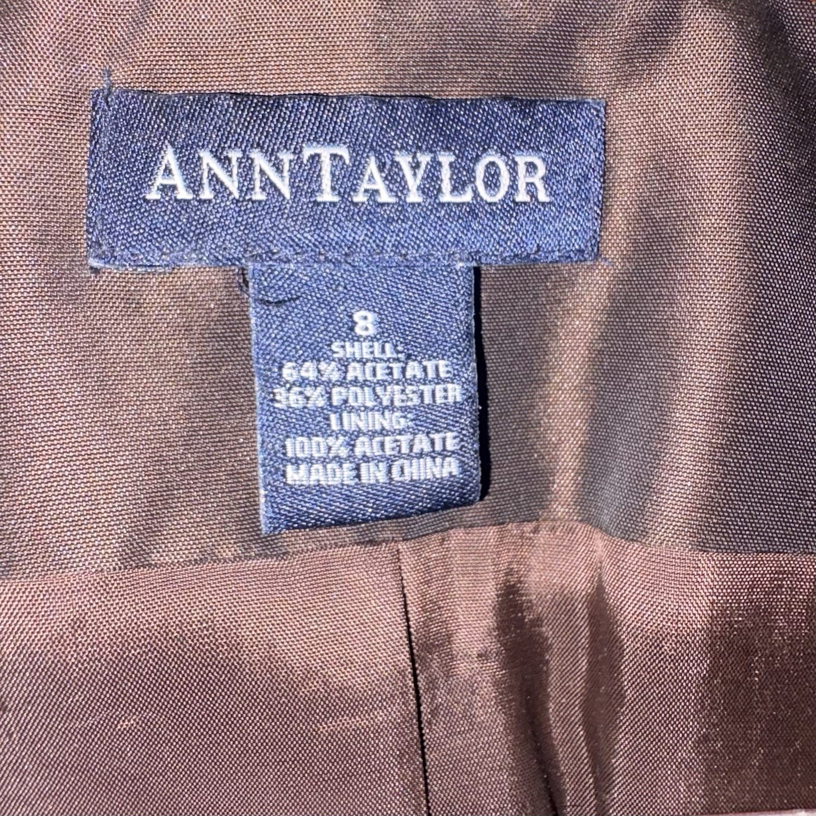 Ann Taylor Vintage 90’s Brown sequin skirt, bustier top, & jacket