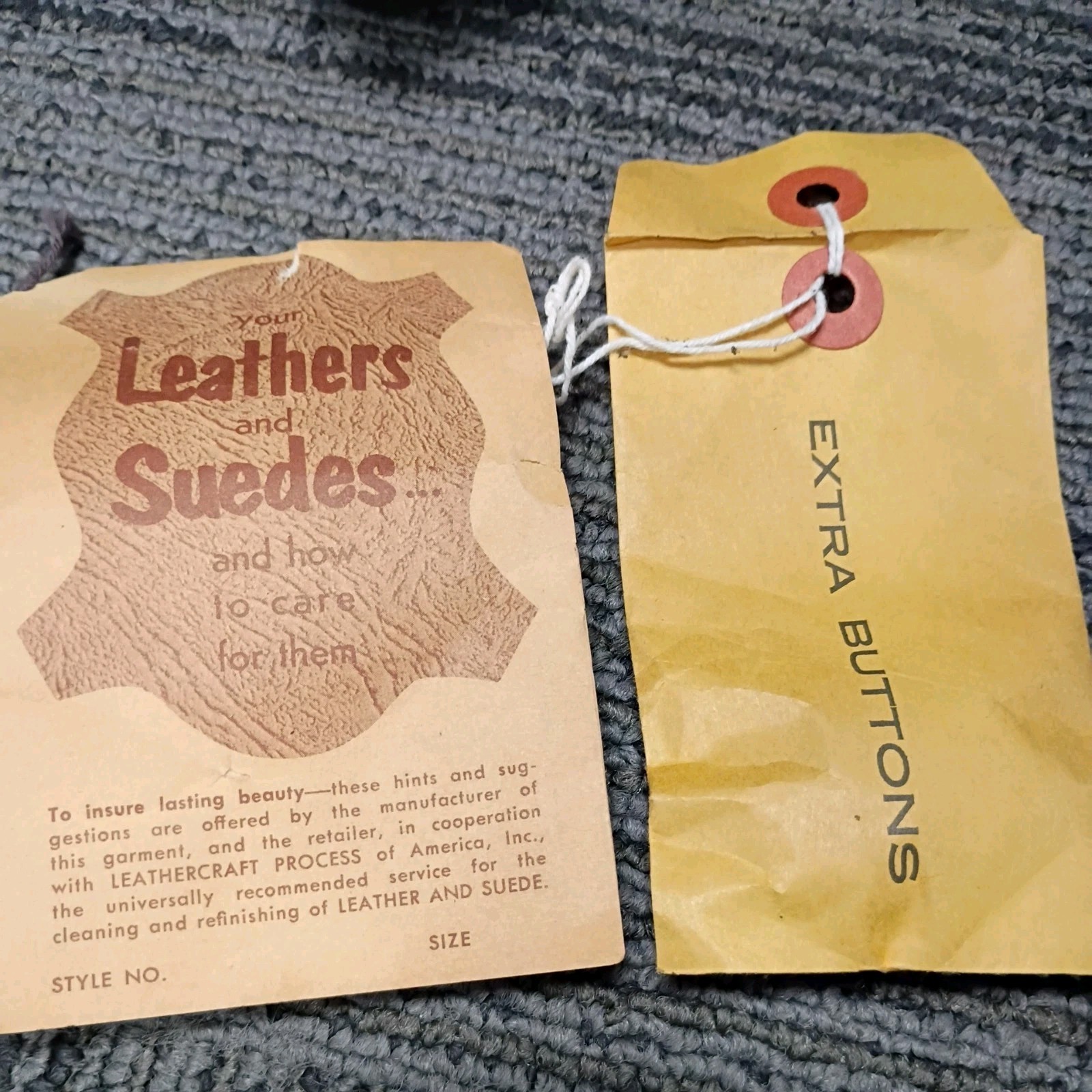 Vintage /Antique 1949 Leathercraft Suede Coat With Mink Collar Good Condition S