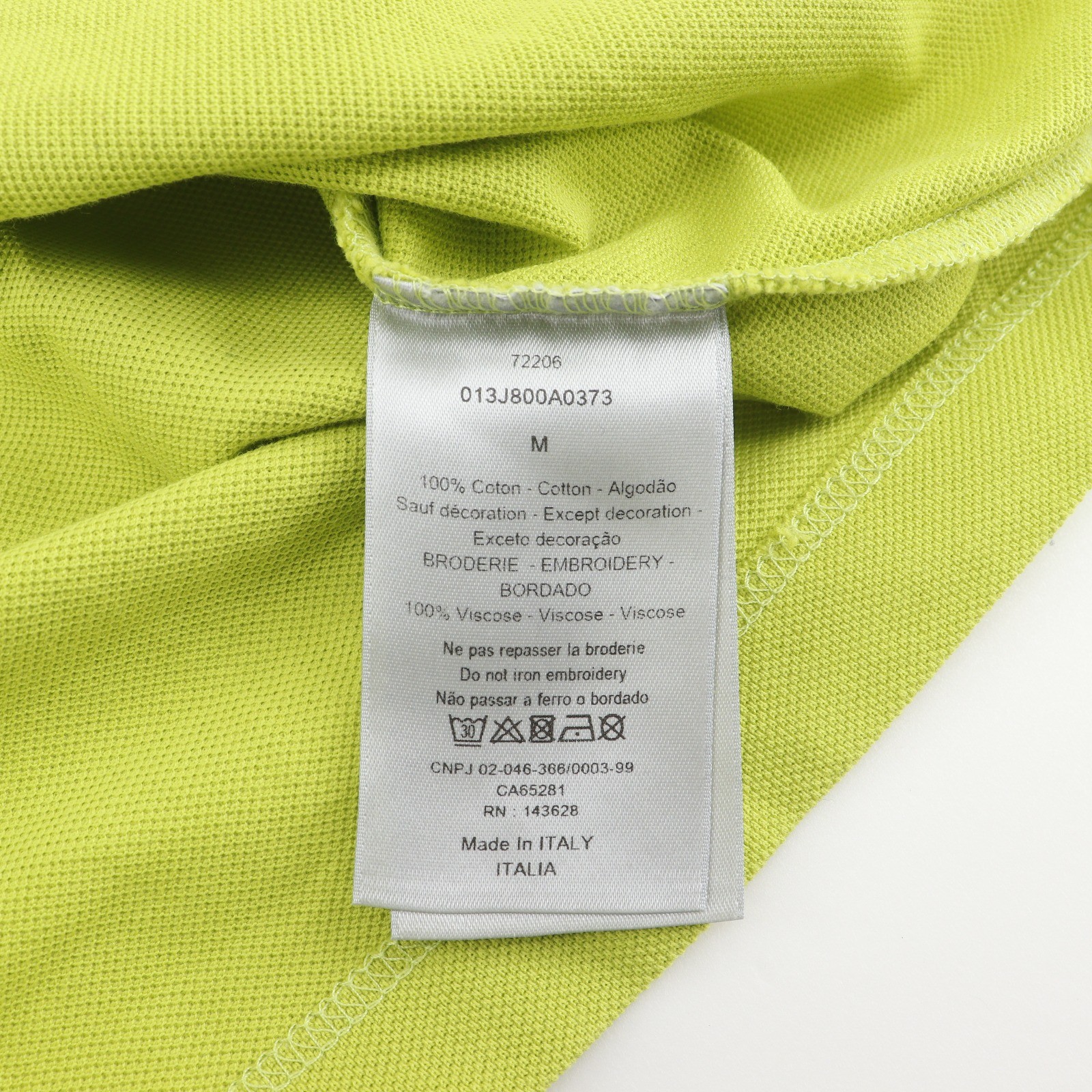 Dior Christian Dior CD Icon Cotton Polo Shirt – DUTY FREE