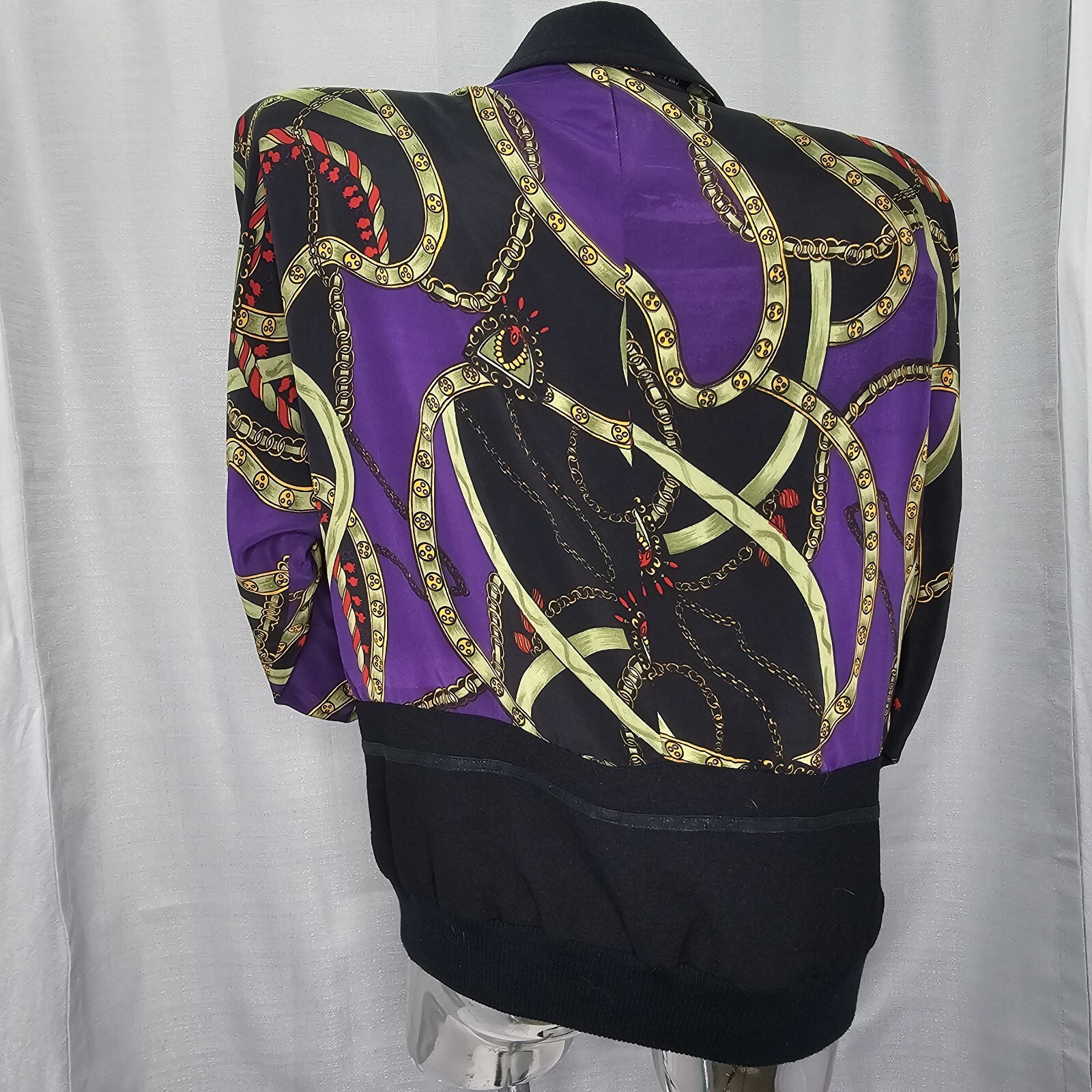Women Vintage Chest Size 46 Inches Multicolor Woolblend Jacket