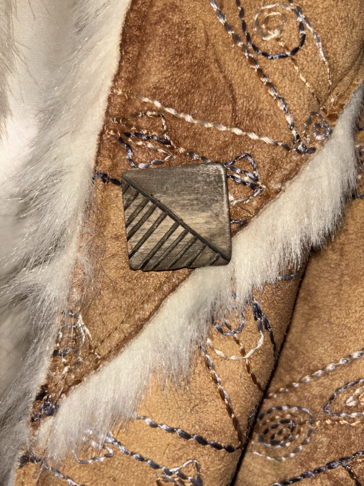 Wraps By Canvasback Vintage Brown Jacket Size Medium Made In Colombia