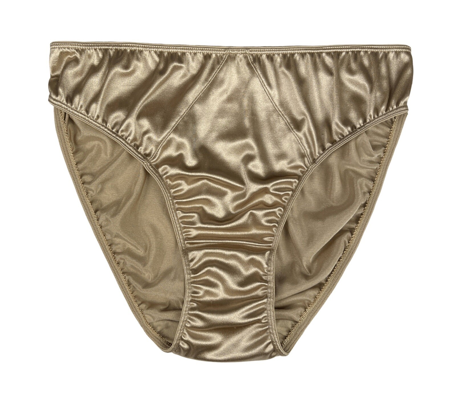 Second Skin Satin Hipster Panty Beige 2XL