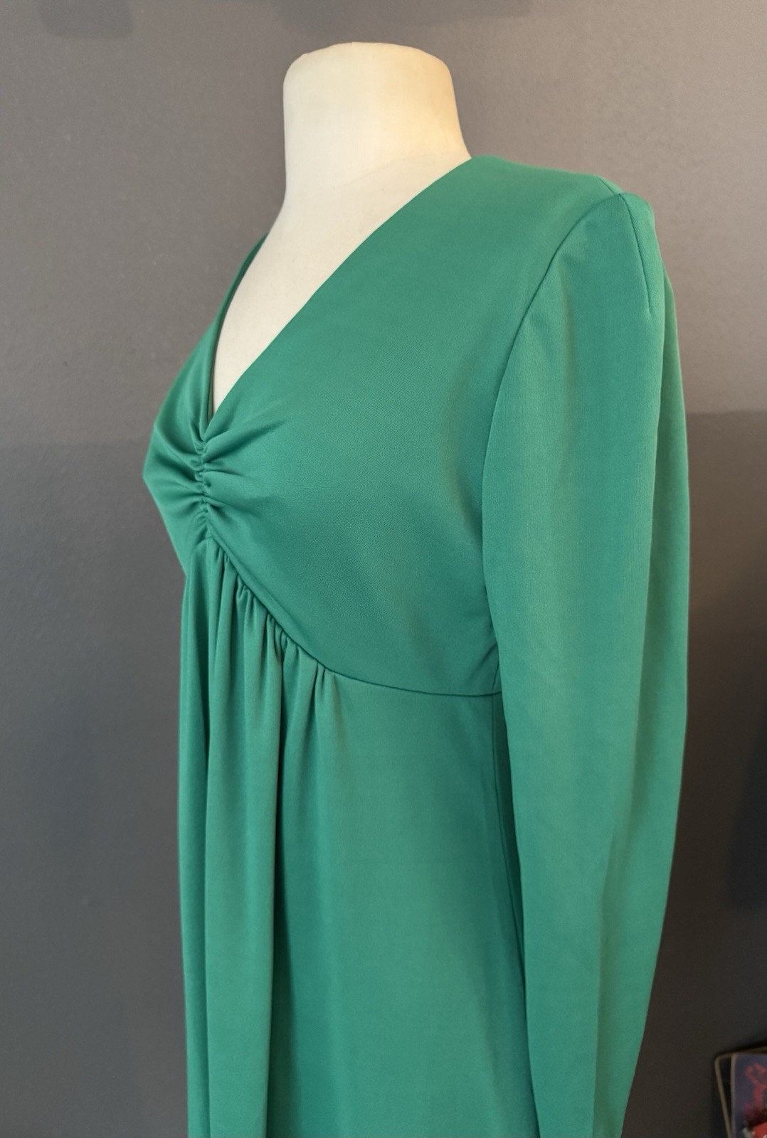 True Vintage 1970s Renaissance Style Maxi Dress