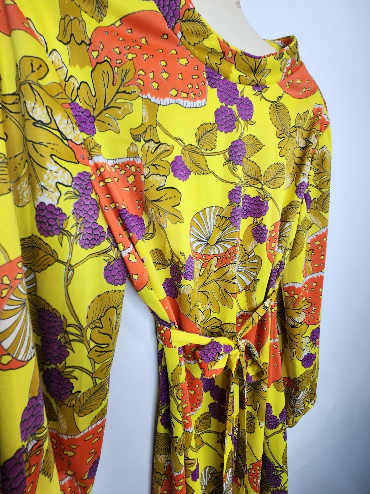 Mushroom Betty Hartford Dress 1960’s True Vintage Hippie Twiggy Mod 60’s Clothes
