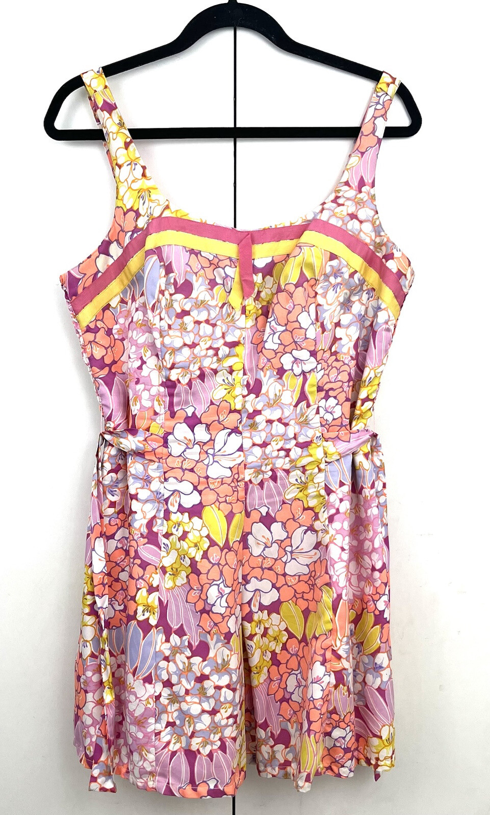 Vintage 1960s Abercrombie & Fitch Swim Dress Size 8 Corset Floral Rare