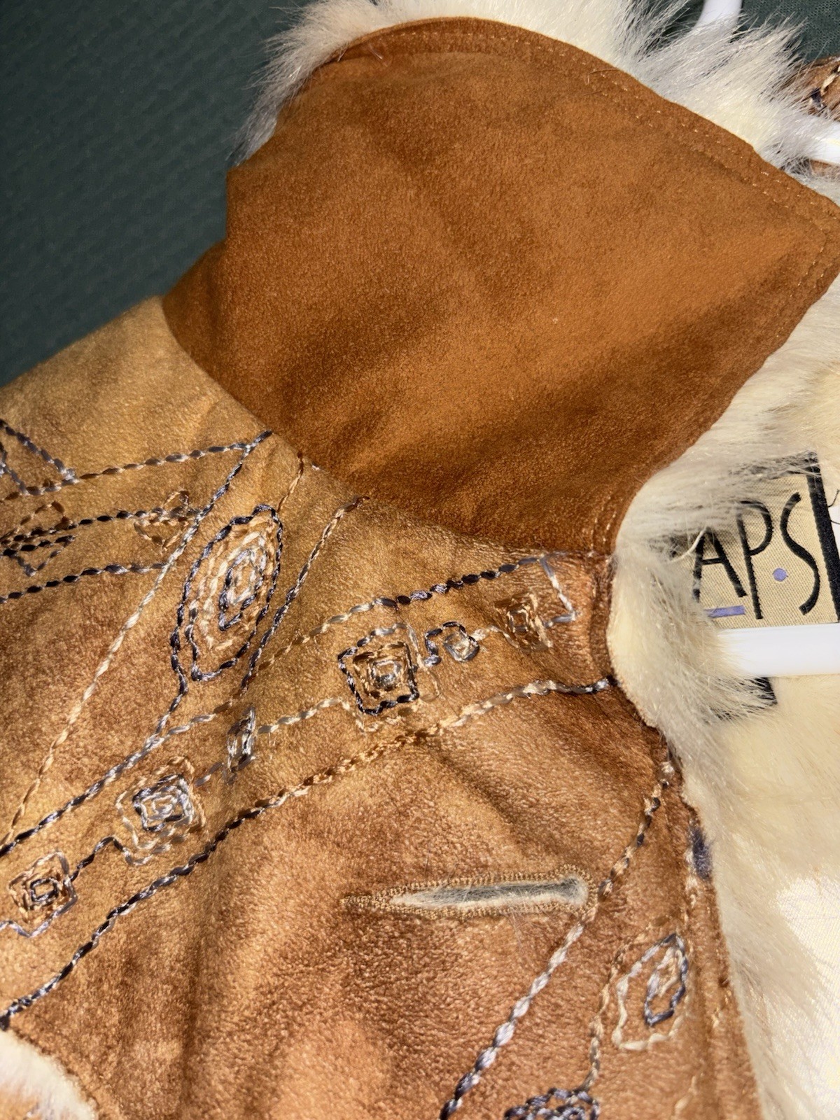 Wraps By Canvasback Vintage Brown Jacket Size Medium Made In Colombia
