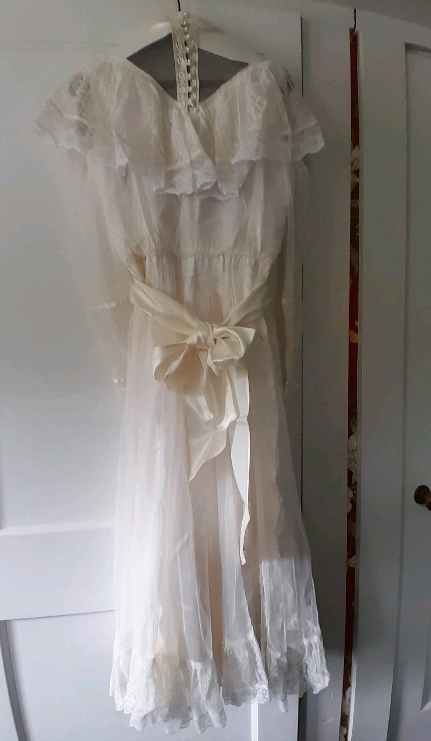 Vintage Gunne Sax By Jessica Lace, Tulle And Satin Wedding Dress Size 11