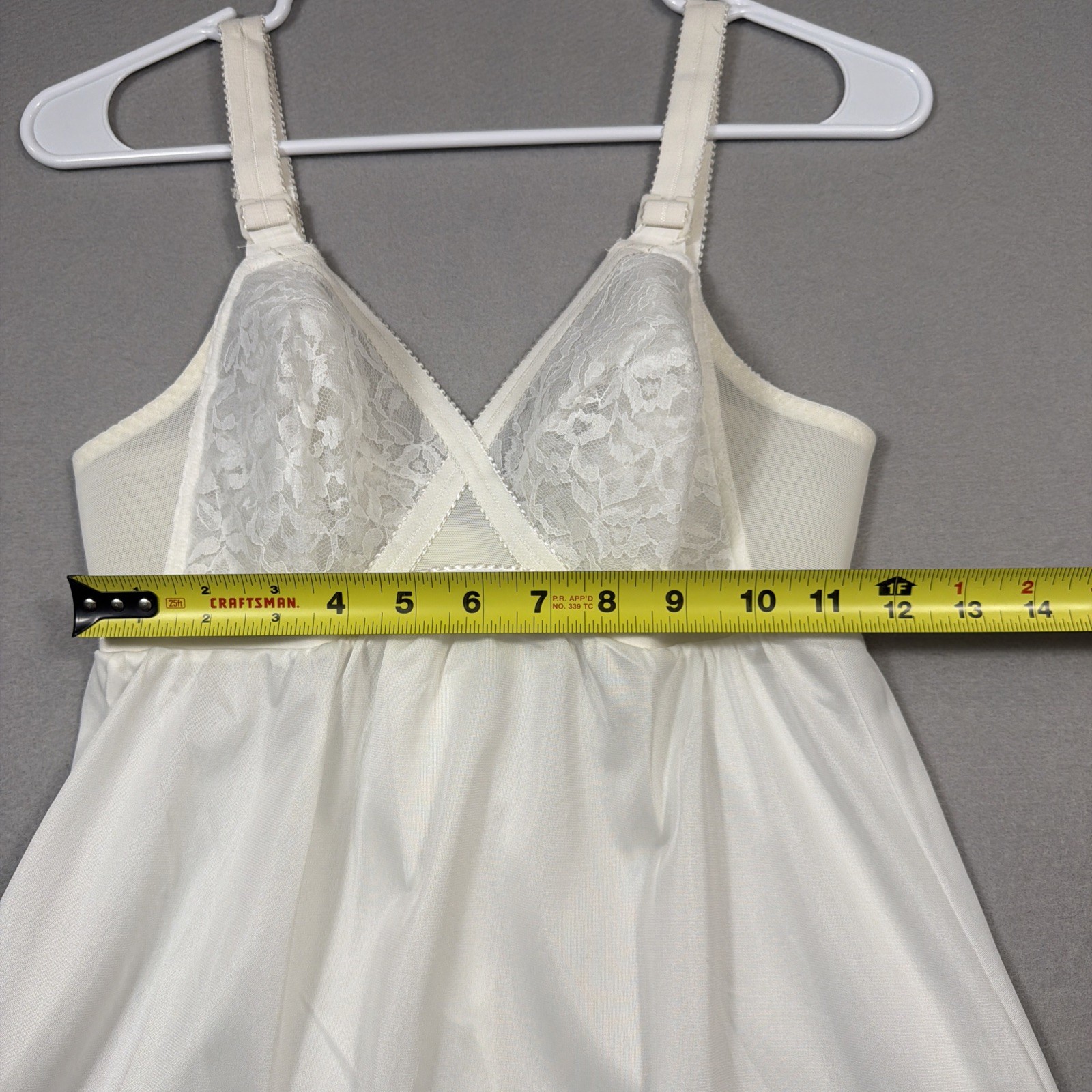 Vintage Playtex Cross Your Heart Bra Slip Dress Size 36B