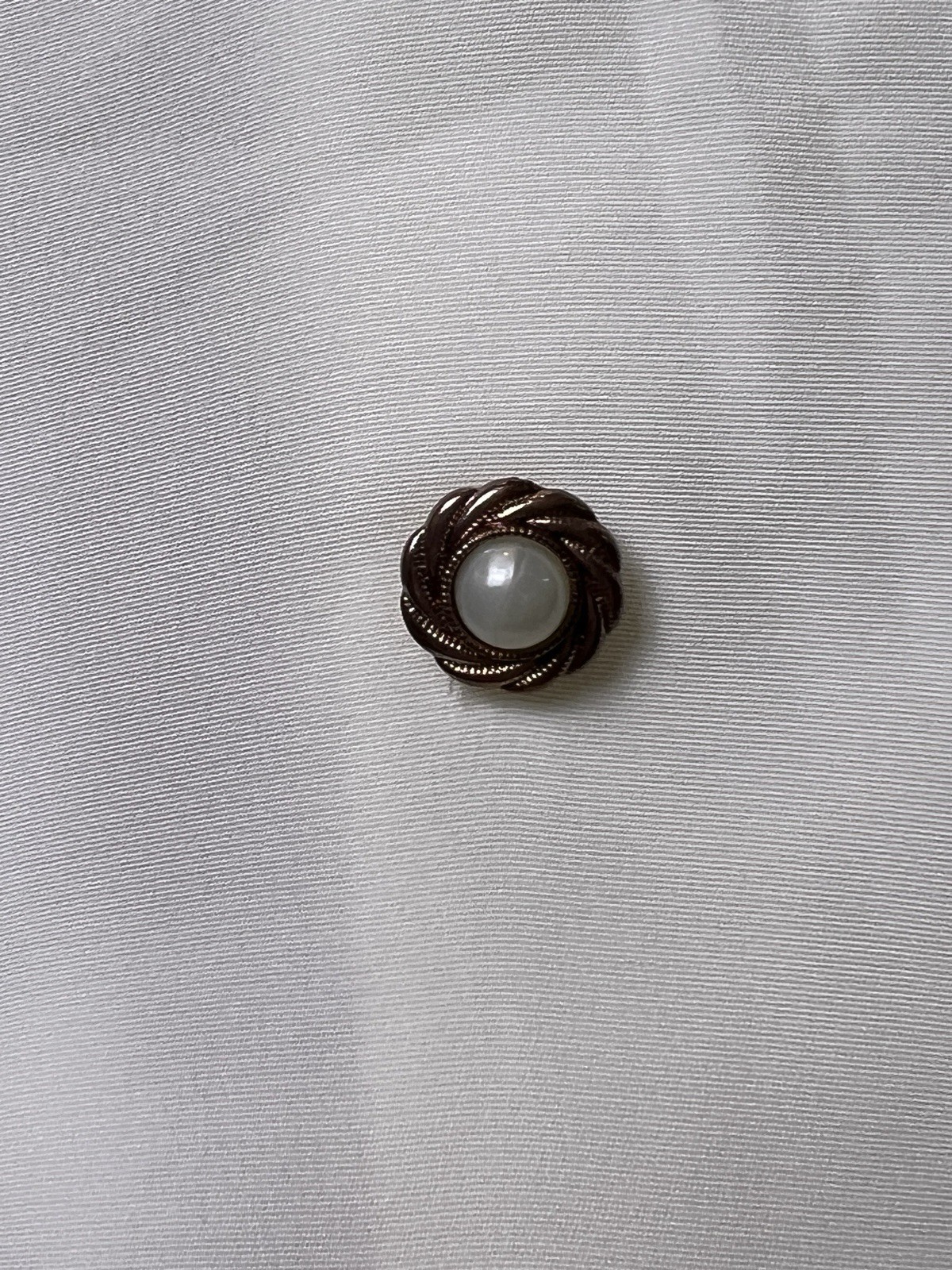 Vintage 80s Basic Line White Long Sleeve Cottagecore Prairie Pleated Collar XXS