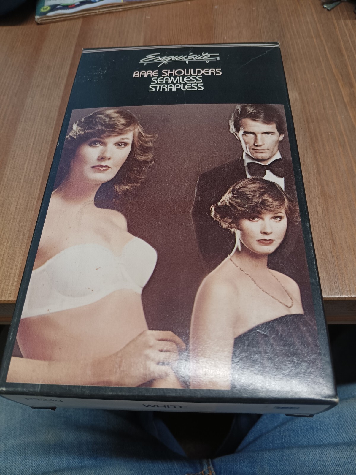 Exquisite Form BARE SHOULDERS BRA Vintage 1970s New Old Stock 34A Strapless