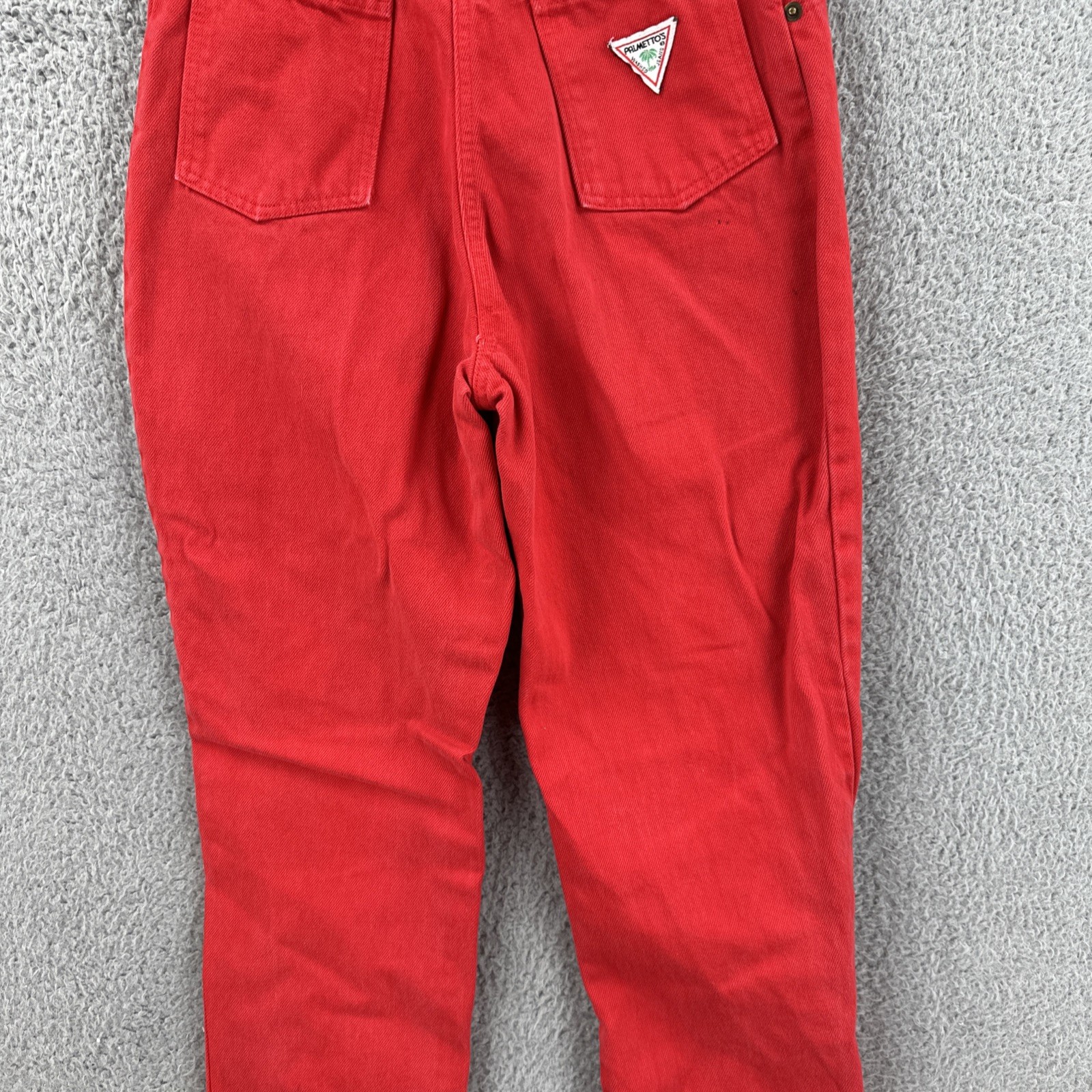 Vtg Palmettos Washed Jeans Women’s 24×25 Straight Leg High Waist Made In USA 80s