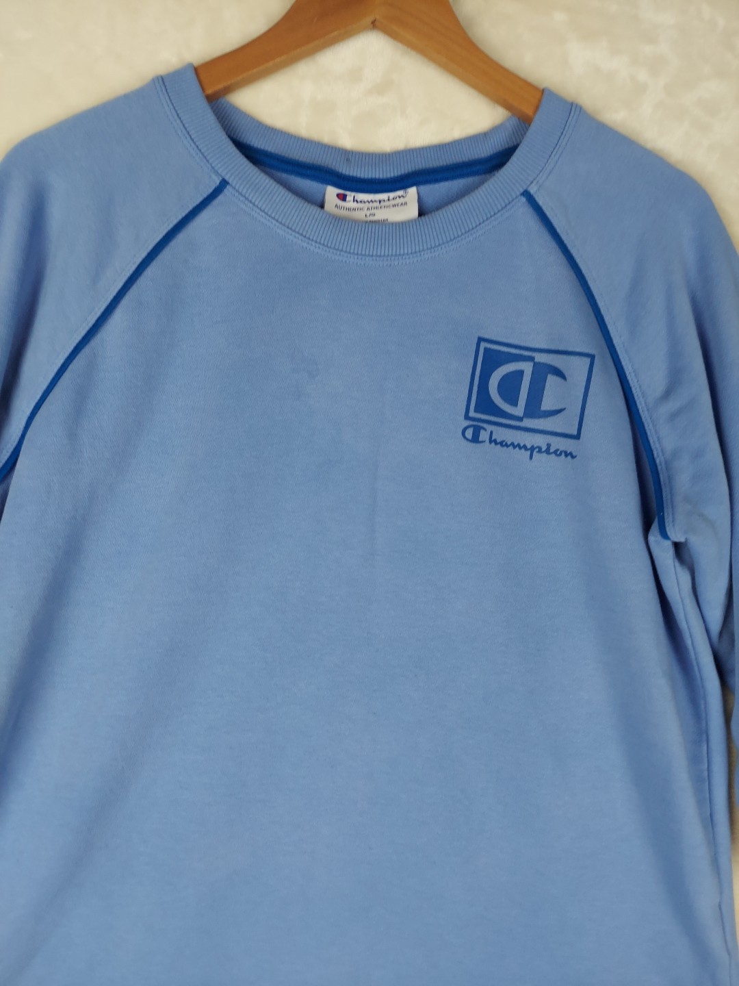 Vintage 90s Champion Sweatsuit Womens Med/Large Blue Cotton Blend French Terry