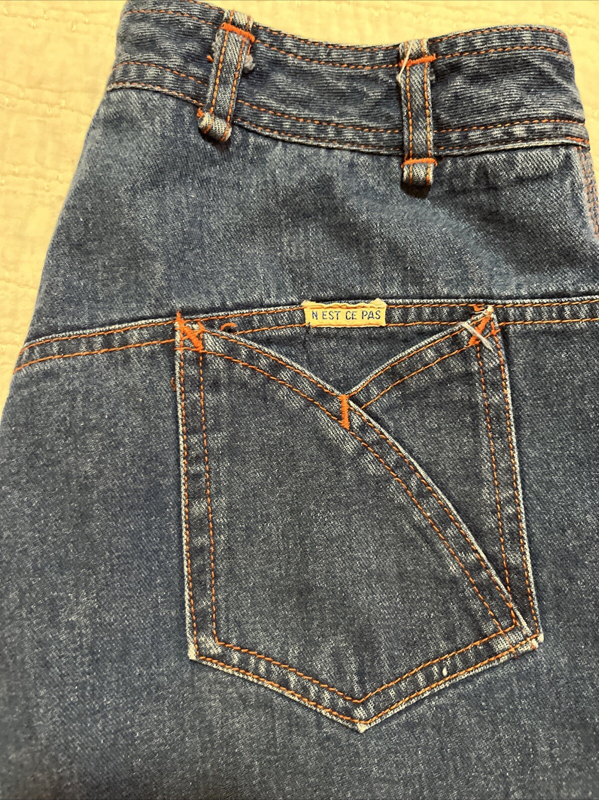 True Vintage Vintage N’est Ce Pas? Womens 70s 1970s Size 26×27 High Waisted