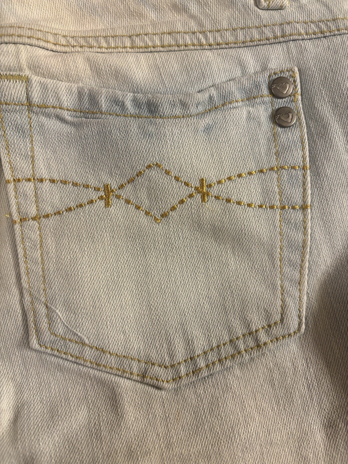 Vintage Mudd Basic Cropped Jeans Womens Juniors 1 Light Blue NWT