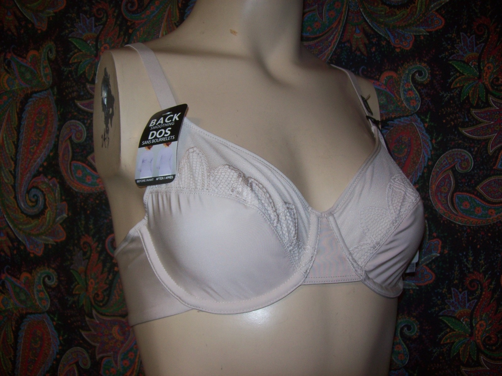 NWT New Wonder Bra Back Smoothing Bra Lingerie 34B #1590