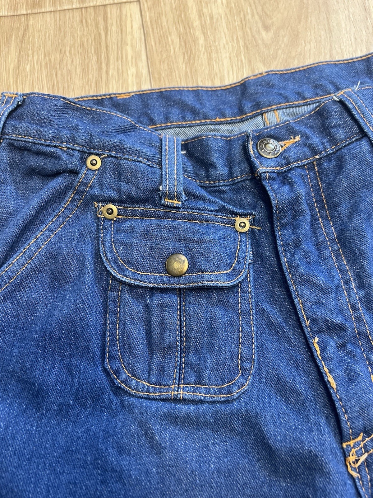 Vintage 70s 80s Vanderbilt Flared Bell Bottom Denim Jeans (28×34.5) Hong Kong