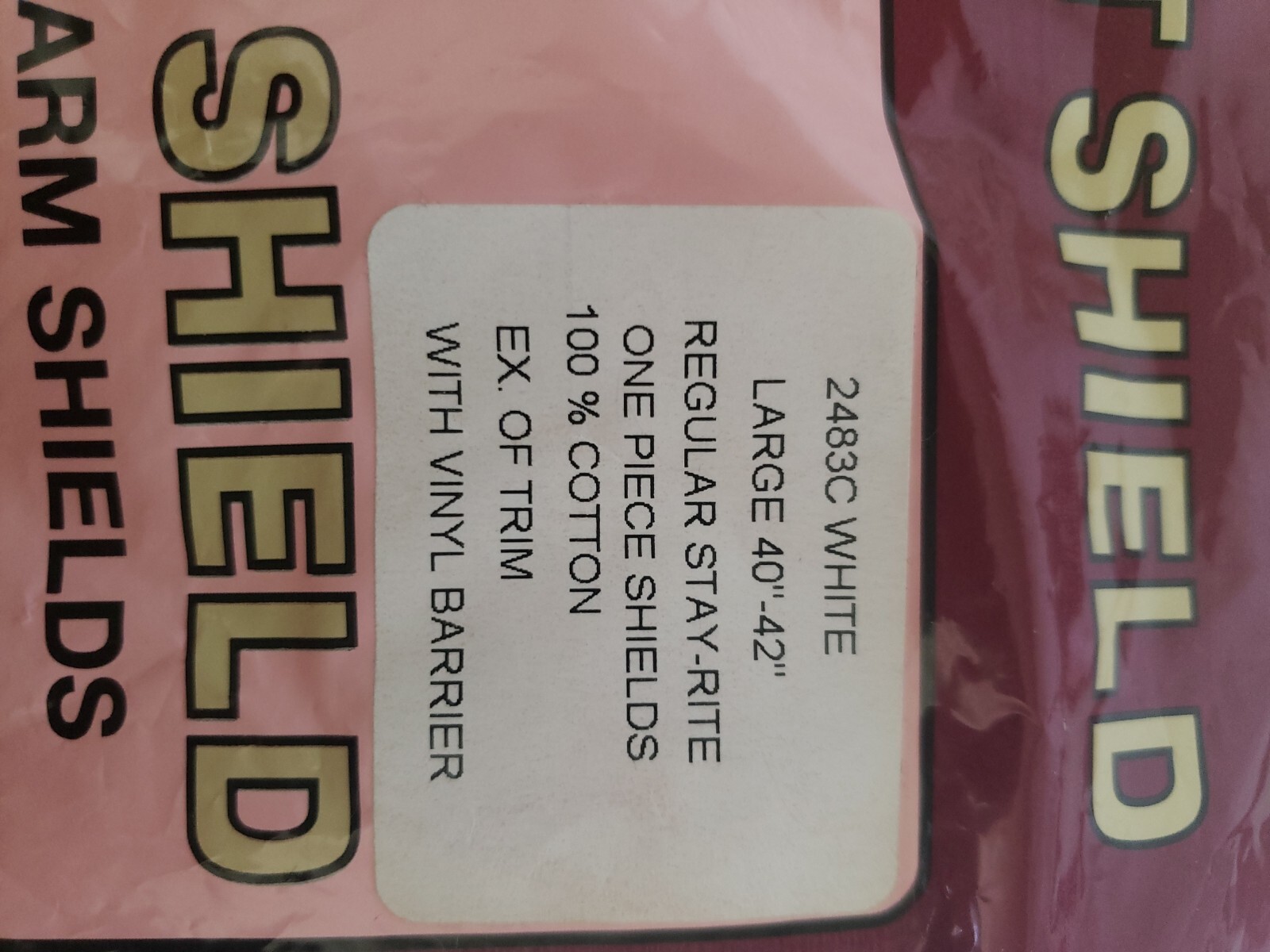 Kleinerts Garment Shield White Large 40″ – 42″