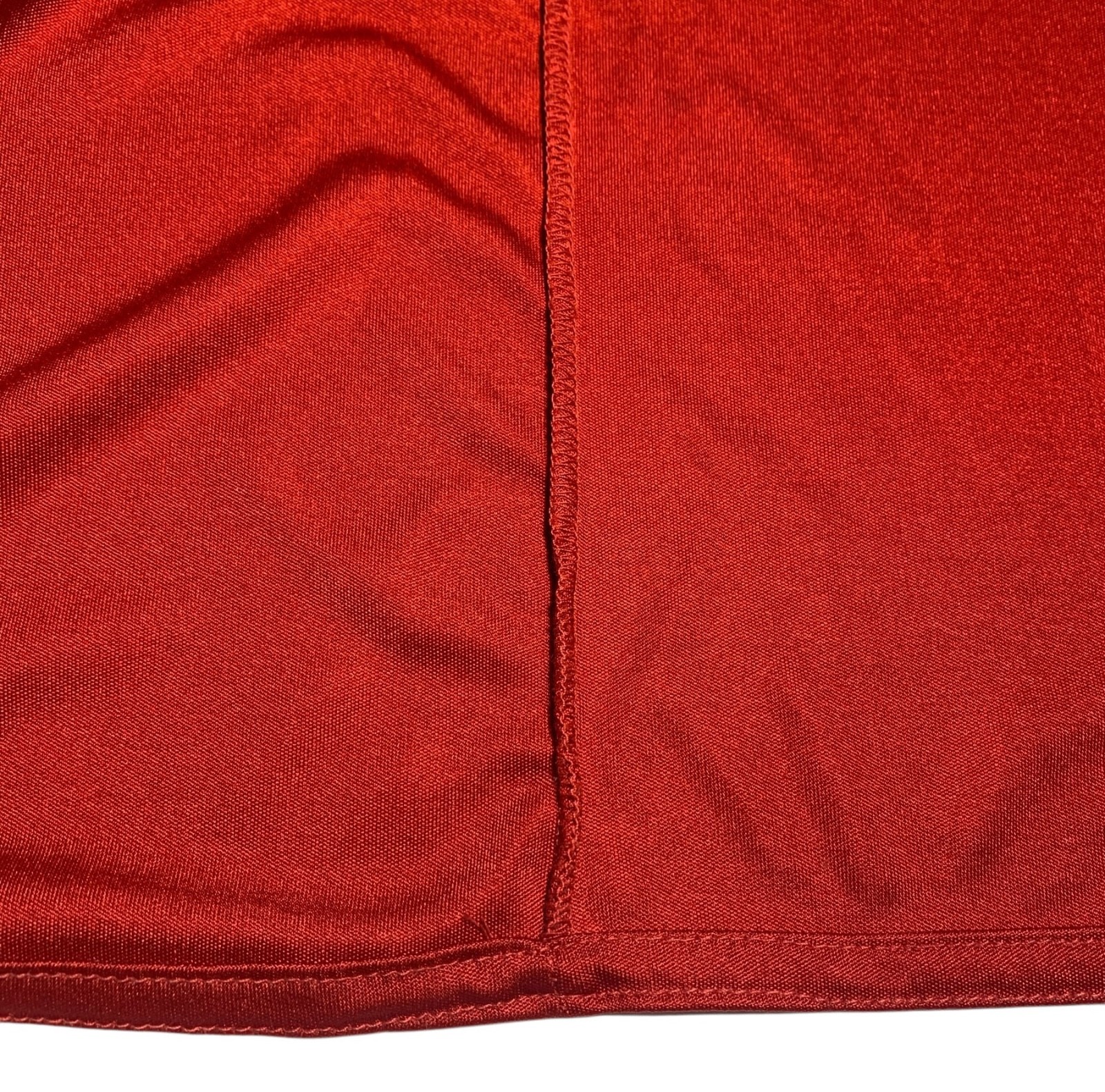 BILL TICE Vintage 70s/80s Women’s Glam Disco Era Lipstick Red Jersey Column M/L