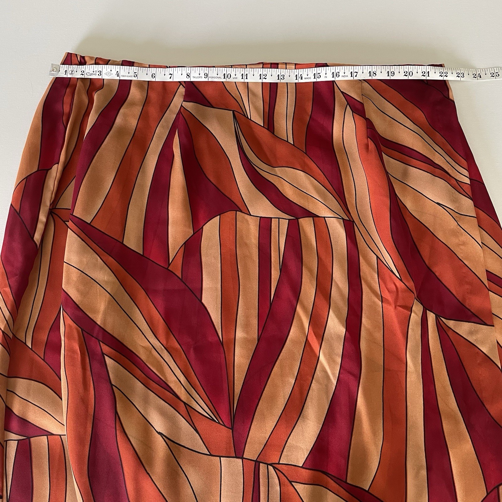 Vintage 80s! Giorgio Fiorlini Women’s Plus Size 24 Hippie Groovy 2pc Skirt Set