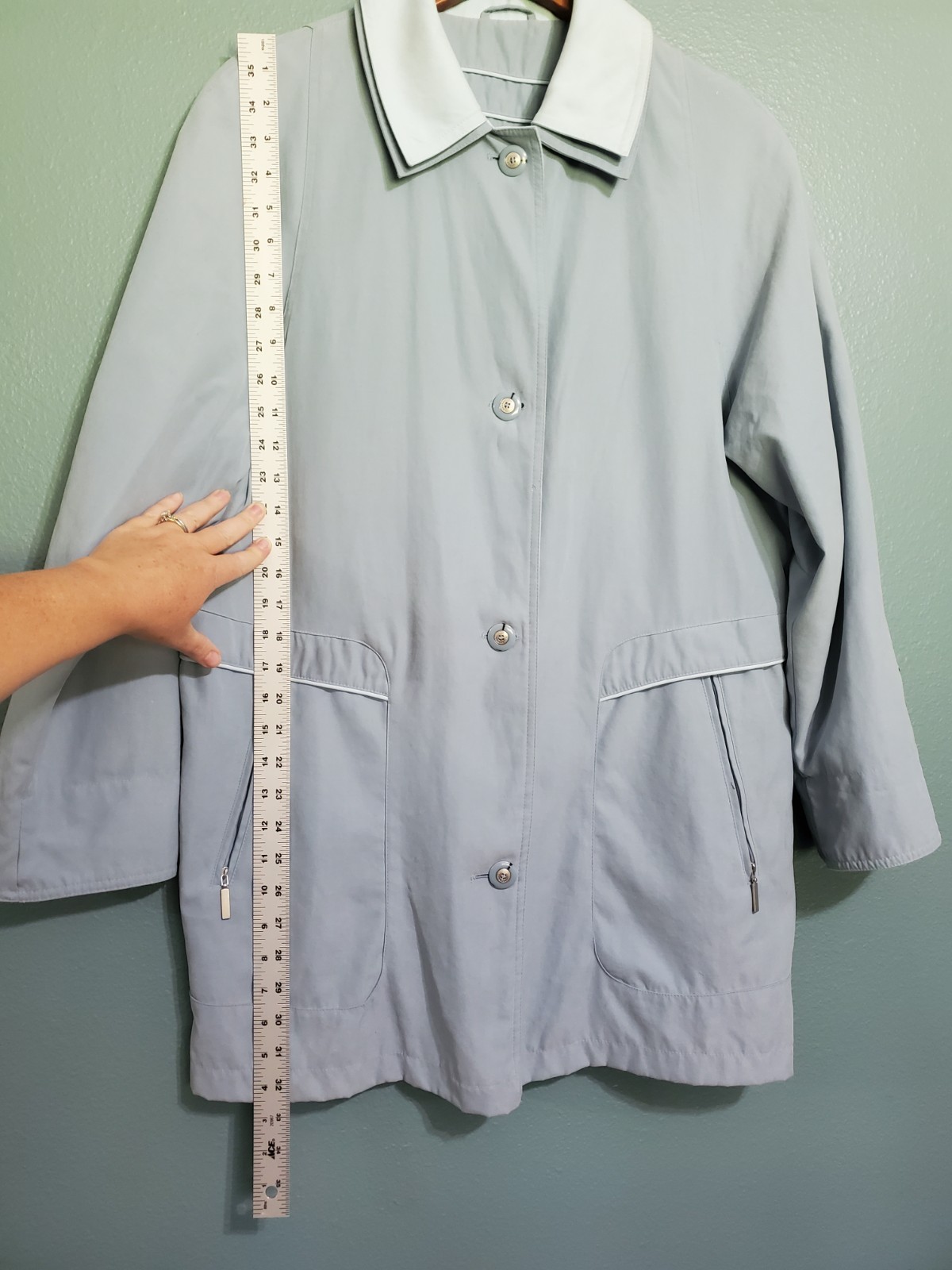Vintage CANDA Made For C&A Very Soft Womens Light Coat Jacket. ~Size L