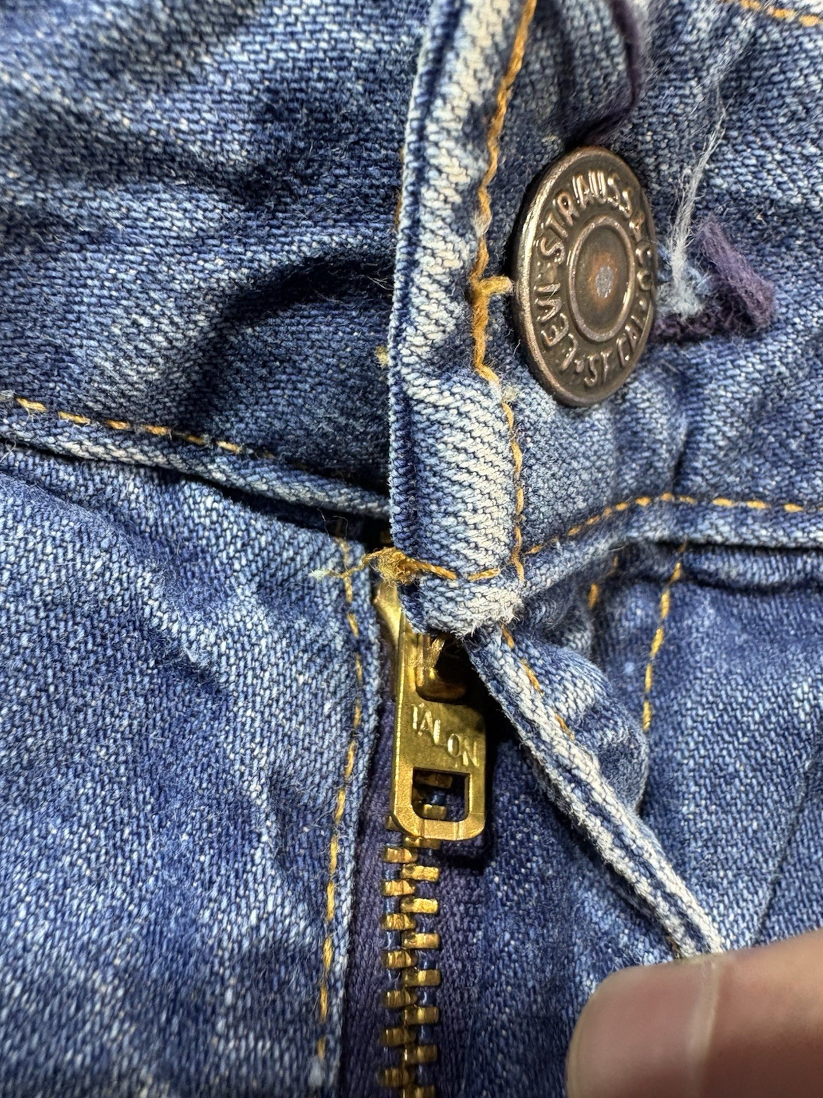 Vintage Levi’s Plowboy Jeans Size 26×27 Farmers Mechanics and Miners Western 70s