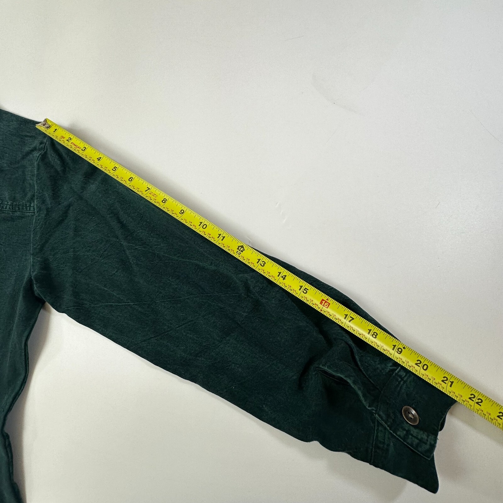 Vtg Carol Anderson Maxi Dress M Green Tencel Prairie Western Cottagecore Button