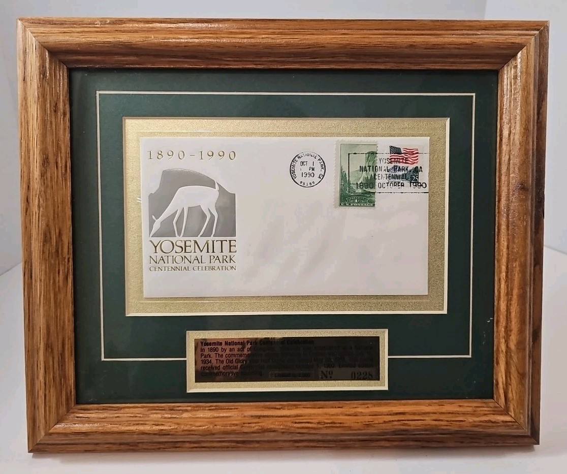 1890 To 1990 Yosemite National Park Centennial No. 228 Out Of 1000 Collectible