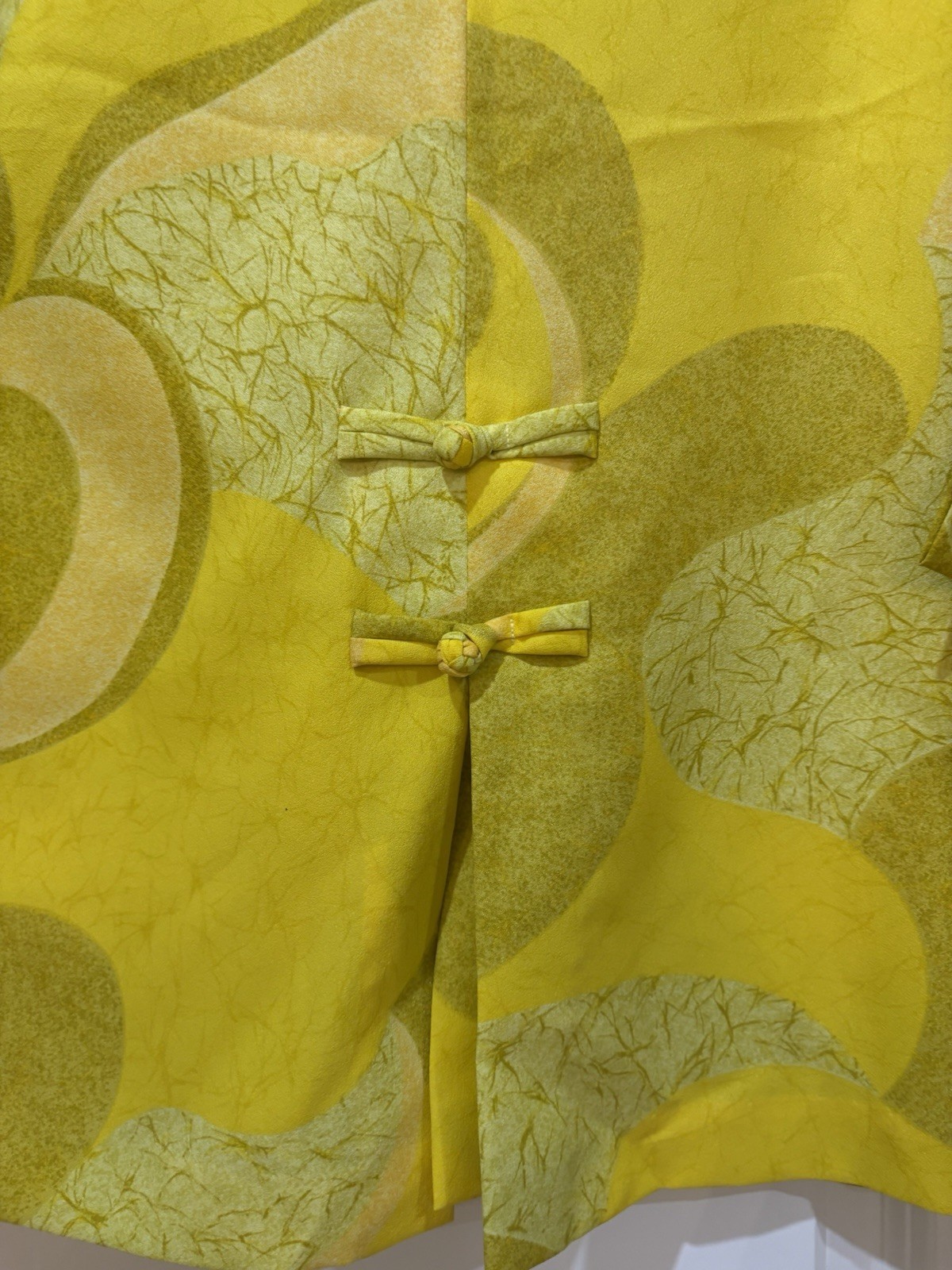 NWOT Vtg ANDRADE Honolulu POLYNESIAN CASUALS Hawaii Pajama Set 14 Yellow 60s