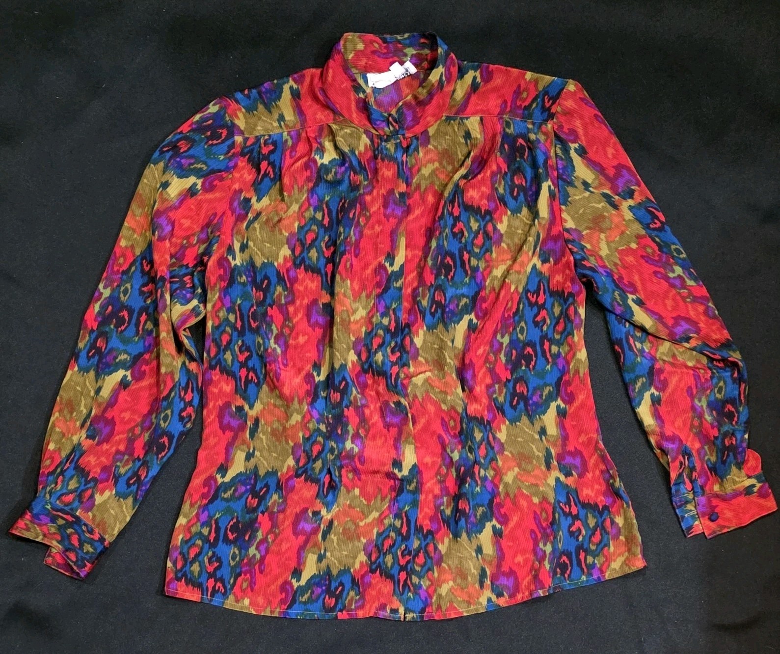 Vintage Notation Blouse – Size 10