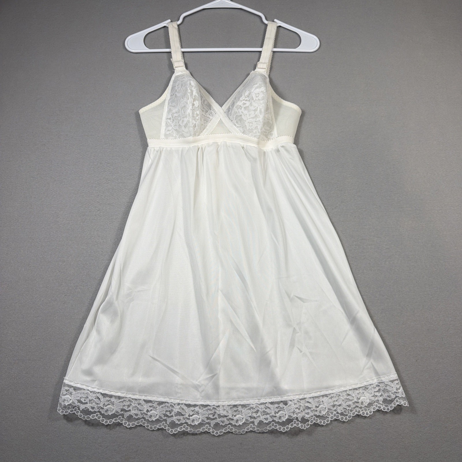 Vintage Playtex Cross Your Heart Bra Slip Dress Size 36B