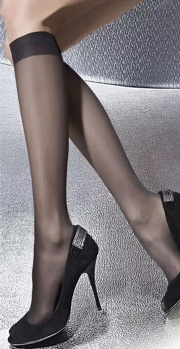 20 Pair Pack Assorted 8 Color Sheer Nylon Knee High Pantyhose Best Gift USA Made