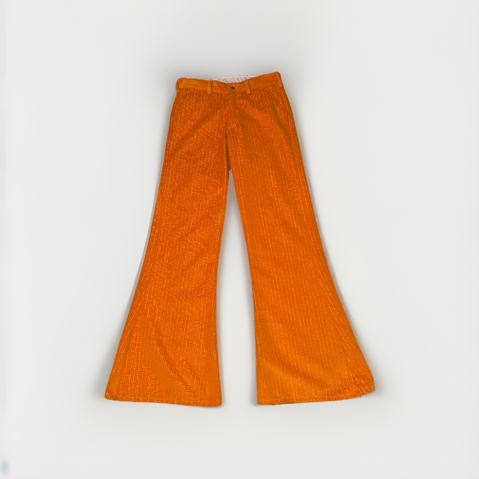 Vintage Aaardvark’s Odd Ark Flared Bell Bottoms Corduroy Pants Made In USA Sz 28