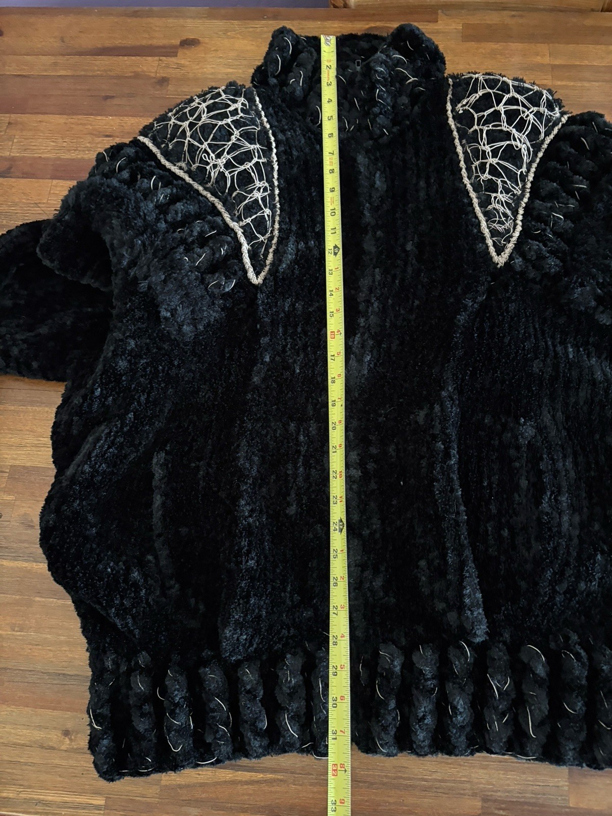 Vintage NORMA Canada Zip Sweater Heavy Woven Boucle Jacket MED RARE 80s