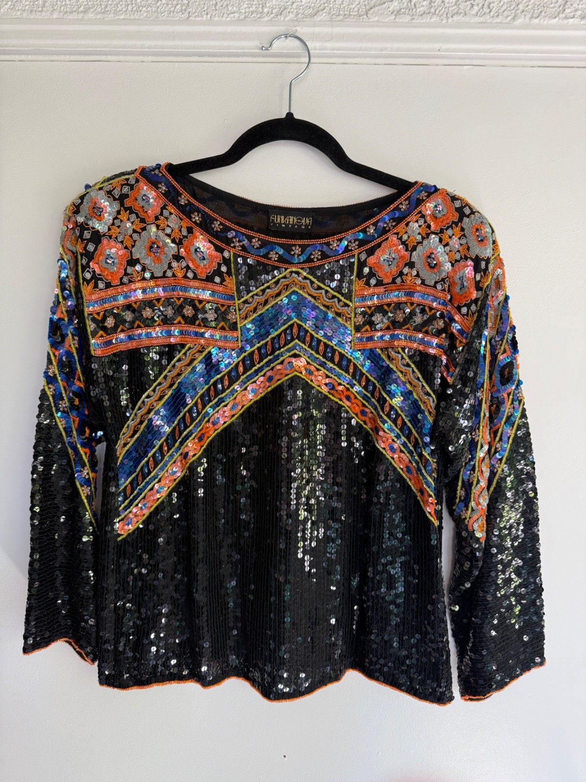 Vintage Beaded Top
