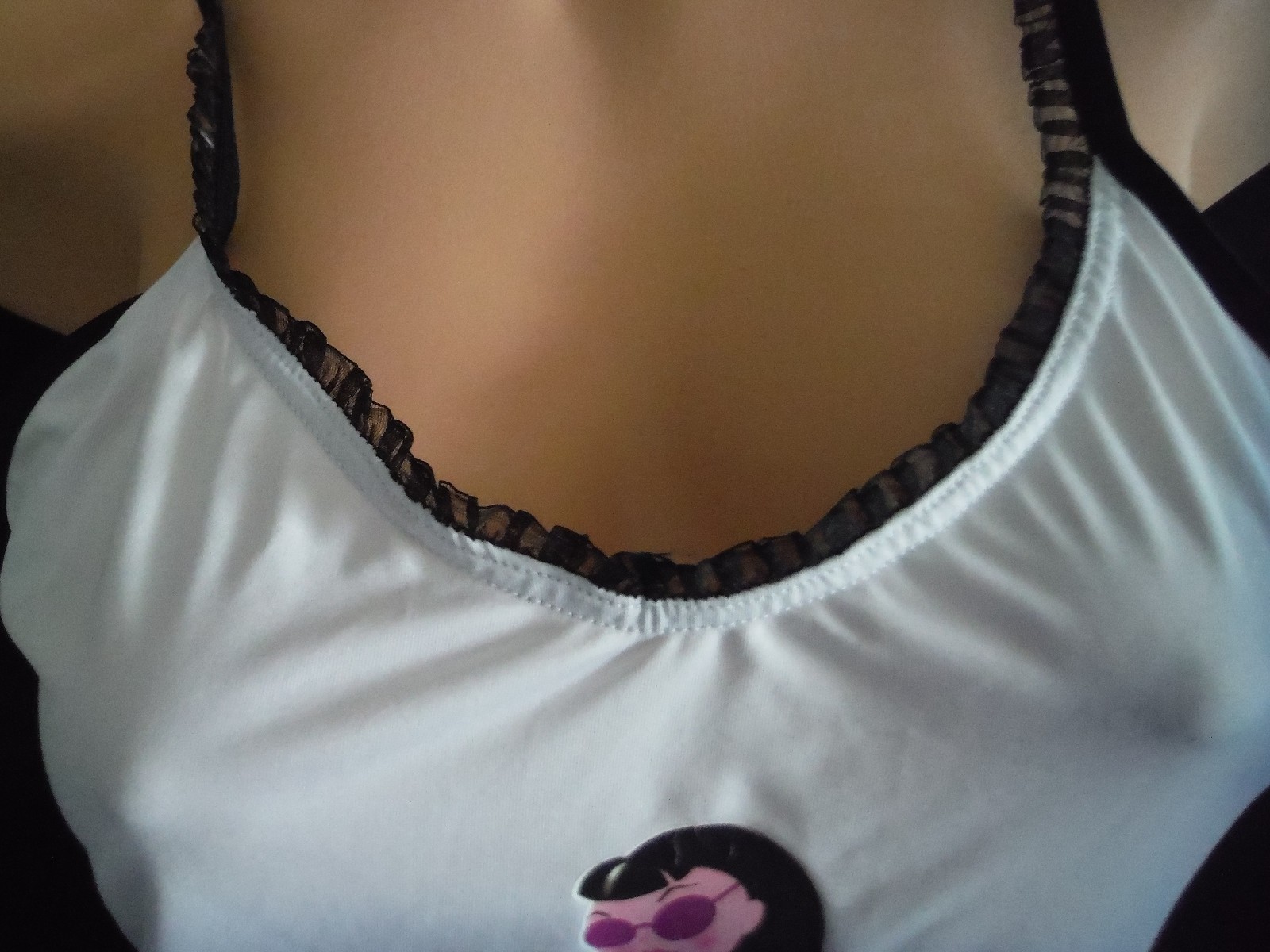 Super Rare FREDERICKS of HOLLYWOOD New VTG 80s/90s Tank Top Socialite & Poodle M