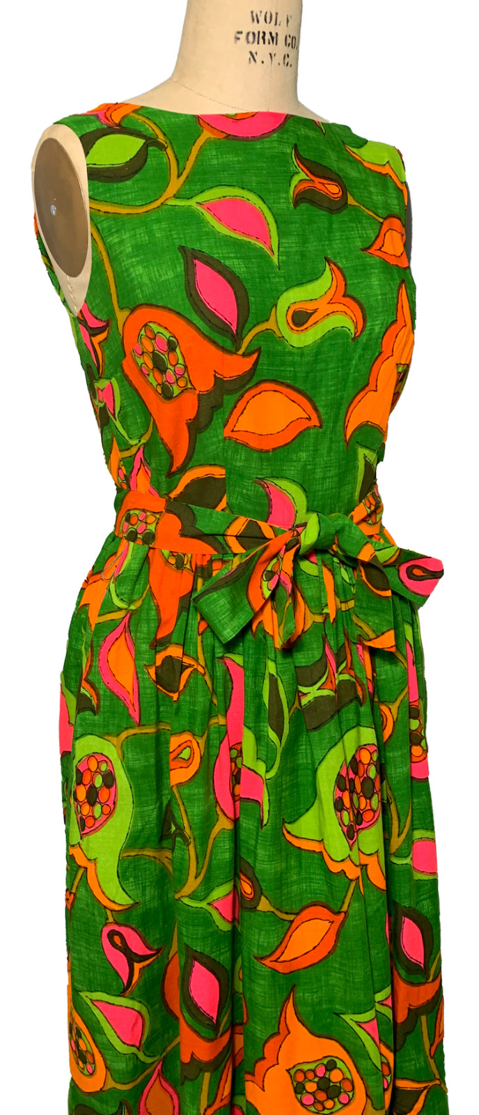 SUN FASHIONS of HAWAII Vintage Women’s Palazzo Pants Sleeveless Jumpsuit – Sz S