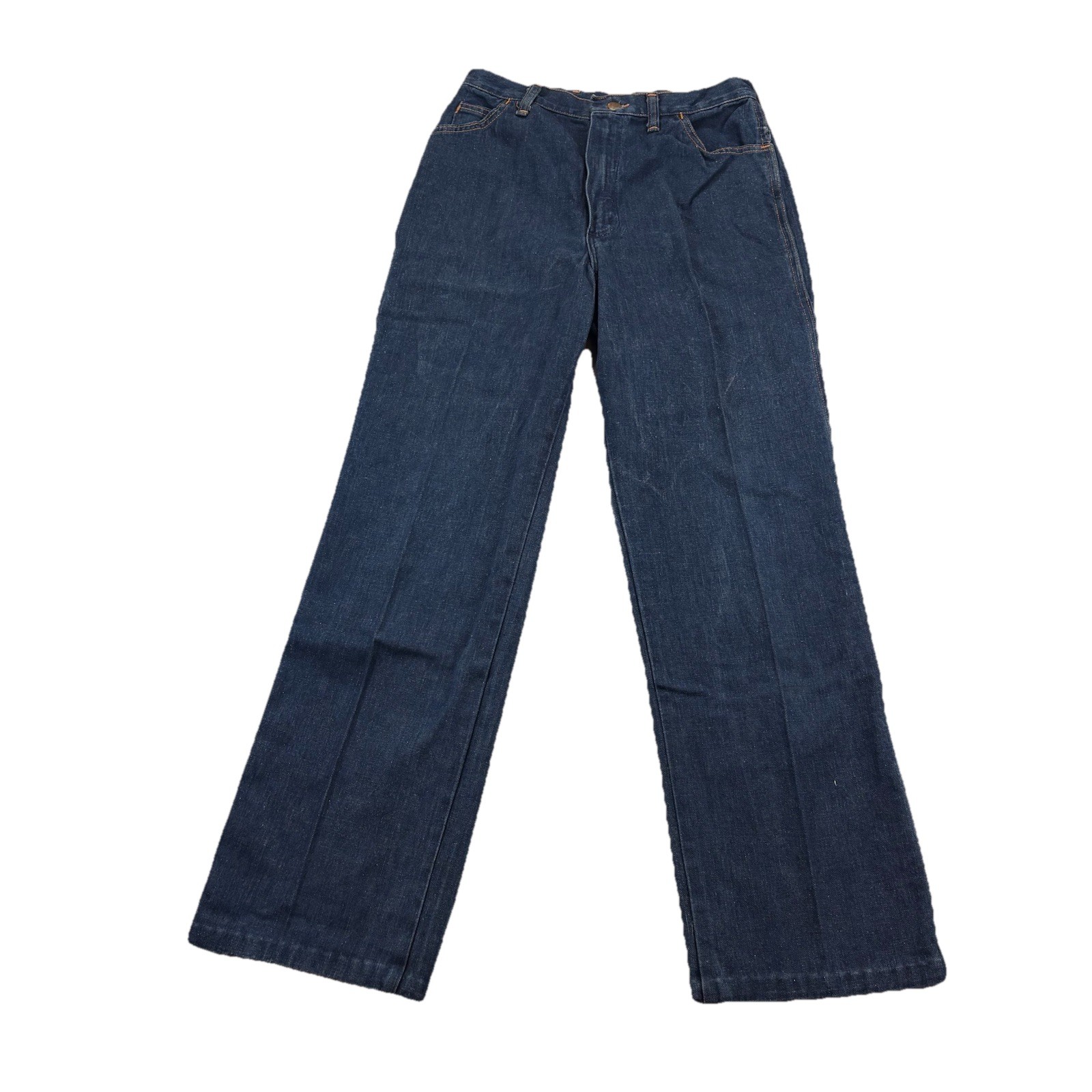 Vintage 70’s wrangler Jeans Misses 12 Blue 5 Pocket Made In USA Scovill Zipper