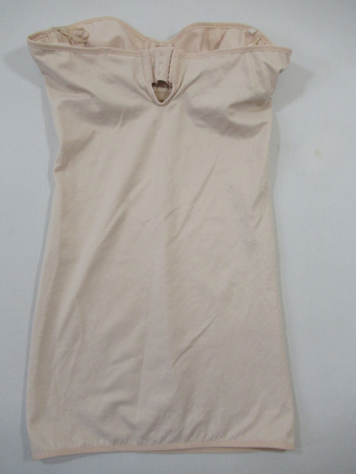 Vintage Y2K Victoria’s Secret Strapless Full Slip 36B Beige Underwire Shapewear