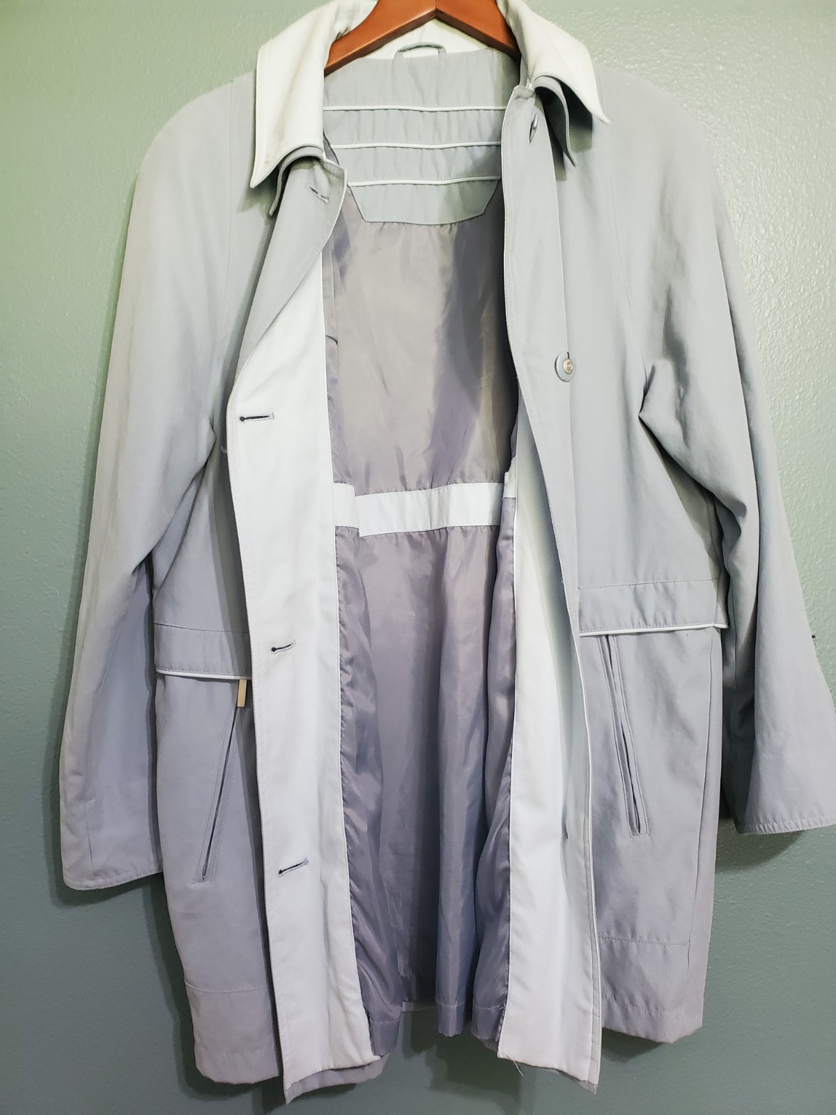Vintage CANDA Made For C&A Very Soft Womens Light Coat Jacket. ~Size L