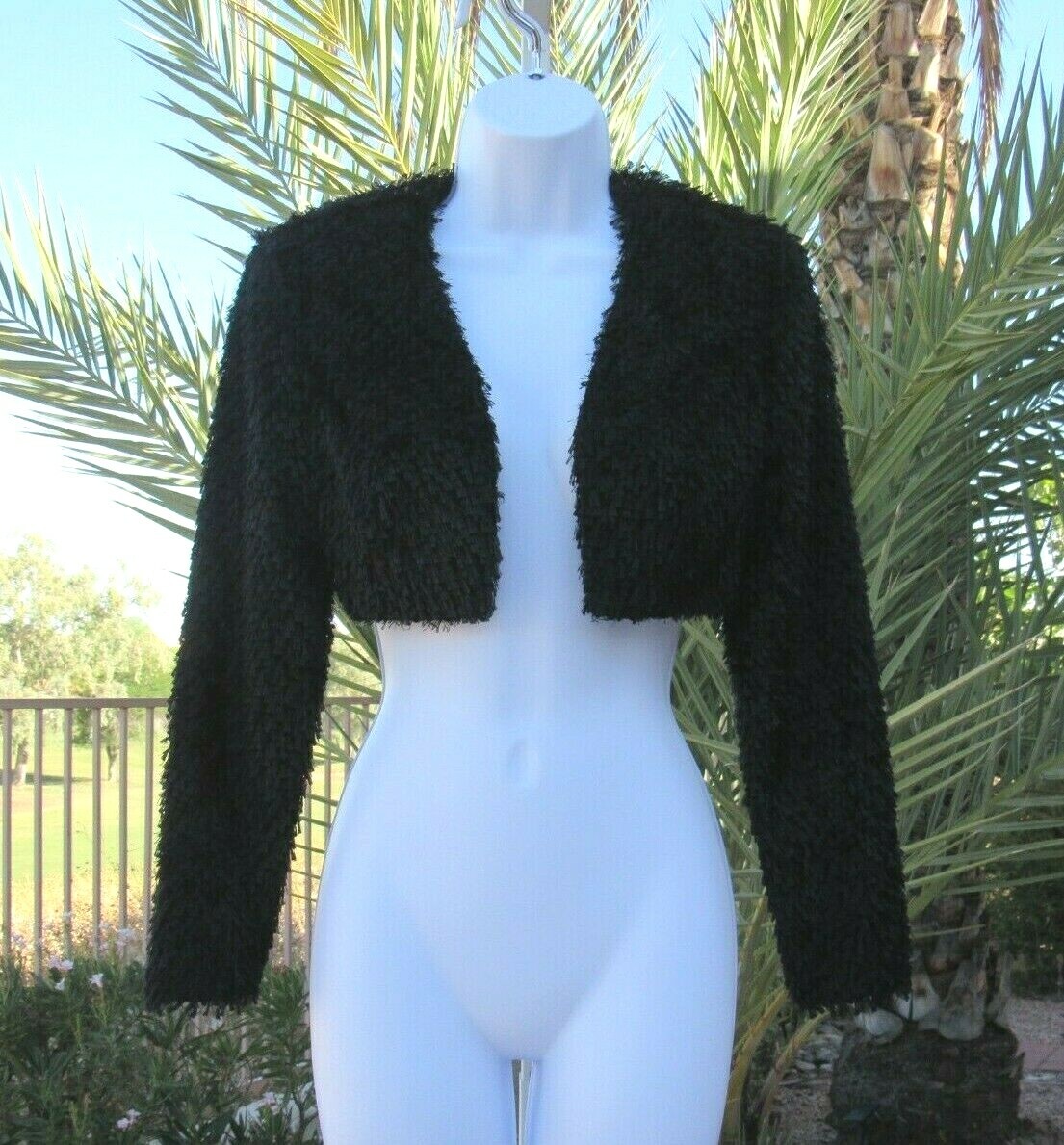 VTG 1980s ISABEL ARDEE PETITES BY MOTI BASHAN BLACK BOLO JACKET SIZE SMALL