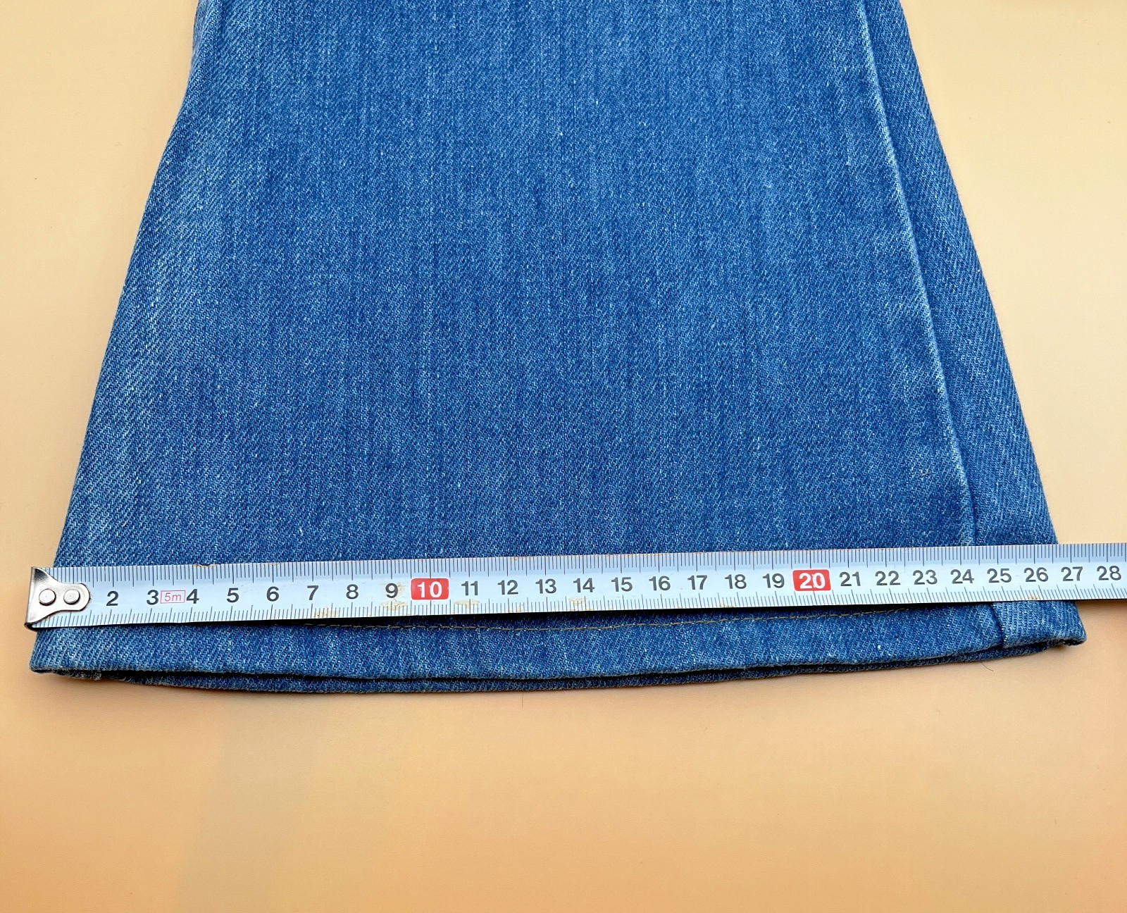 Vintage 70s Levi’s 689 Orange Tab Flare Bell Bottom Talon 42 W26 L31 (Fits L27)