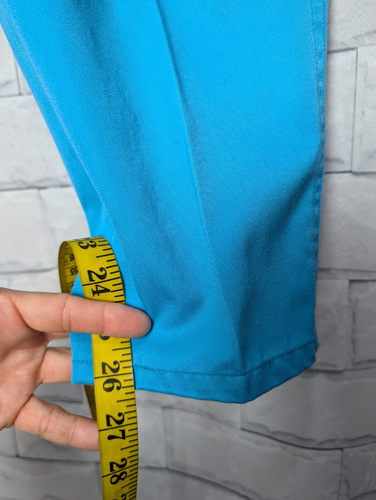 Gitano Women’s Vintage Aqua Blue Girbaud Pants Size 31 x 26 inches