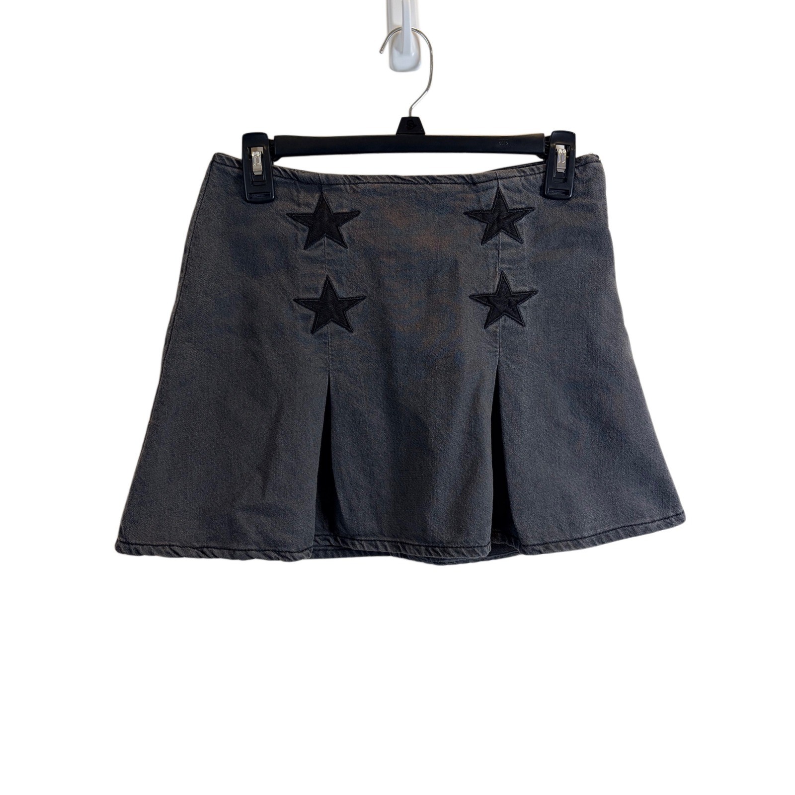 Daisy Street Whimsigoth Mall Goth Star Pleated Denim Skort Grunge Core MD