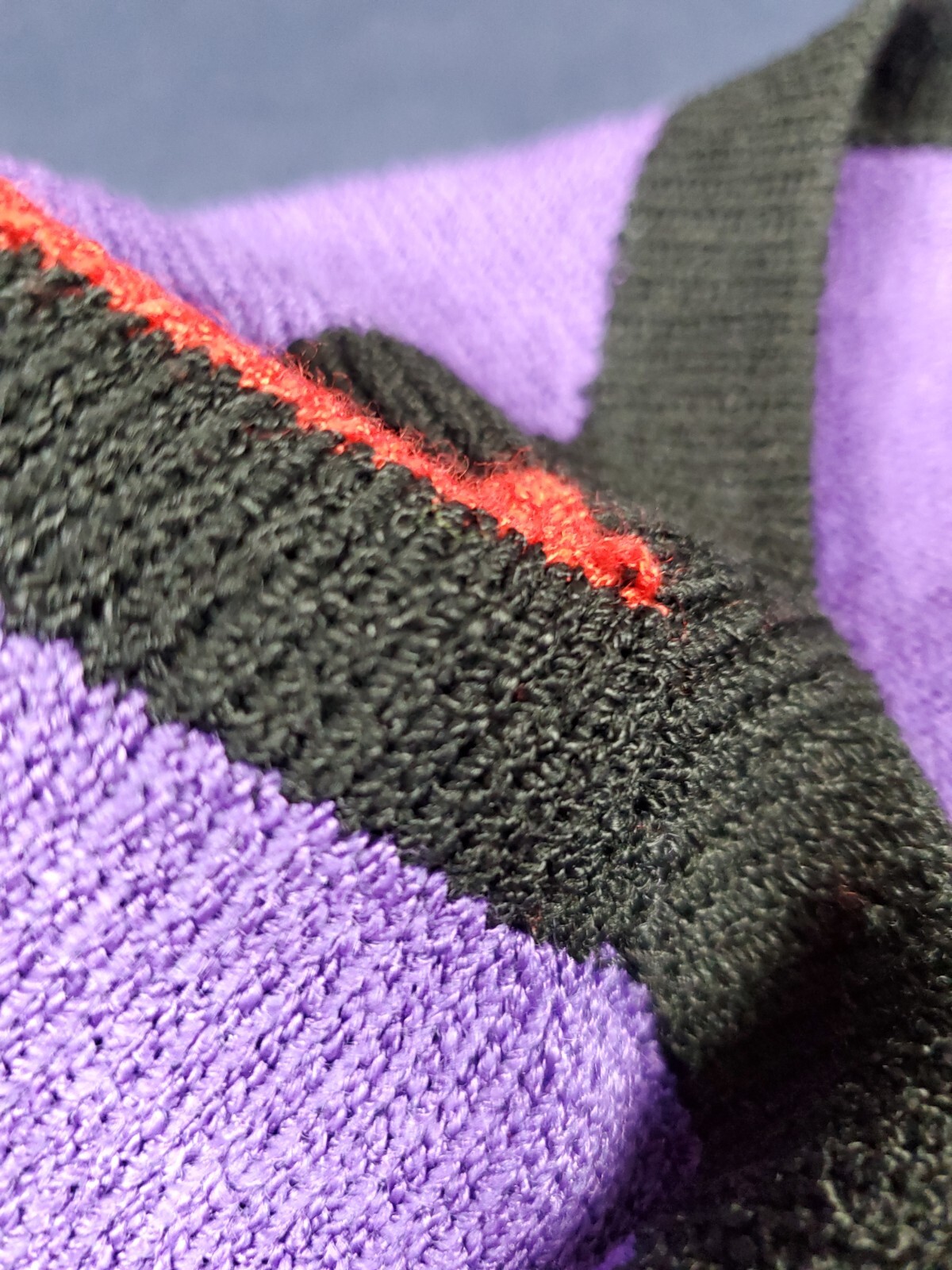 Vintage Adolfo Saks Fifth Avenue Knit Dress Purple Red Black Block Color Union