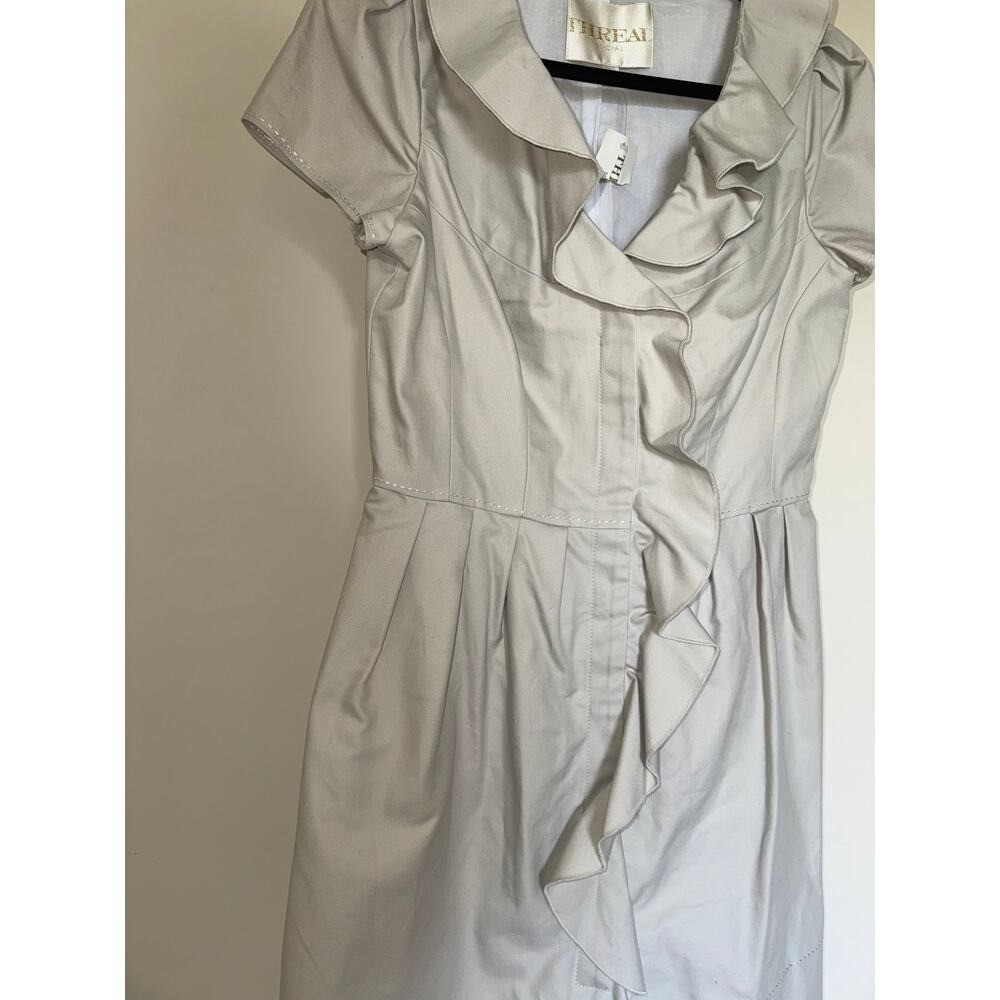 Vintage 100% Cotton Thread Social Dress