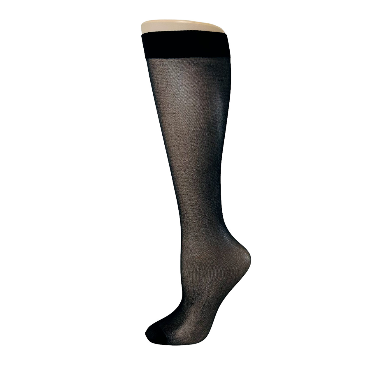 20 Pair Pack Assorted 8 Color Sheer Nylon Knee High Pantyhose Best Gift USA Made