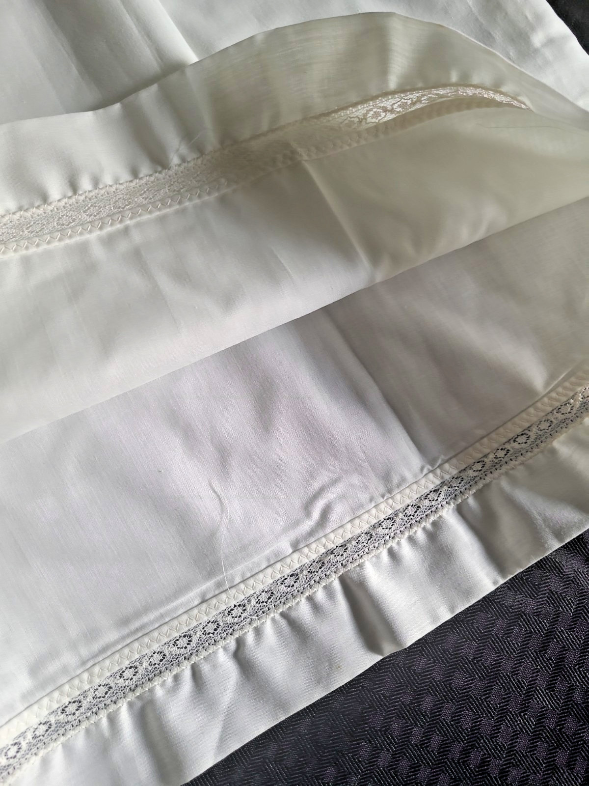 Vintage Half Slip Women’s White Cotton Blend 32in waist 21in length Figurfit USA