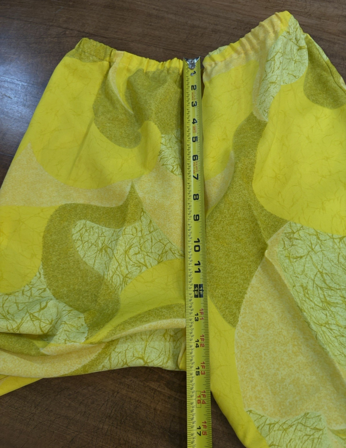 NWOT Vtg ANDRADE Honolulu POLYNESIAN CASUALS Hawaii Pajama Set 14 Yellow 60s