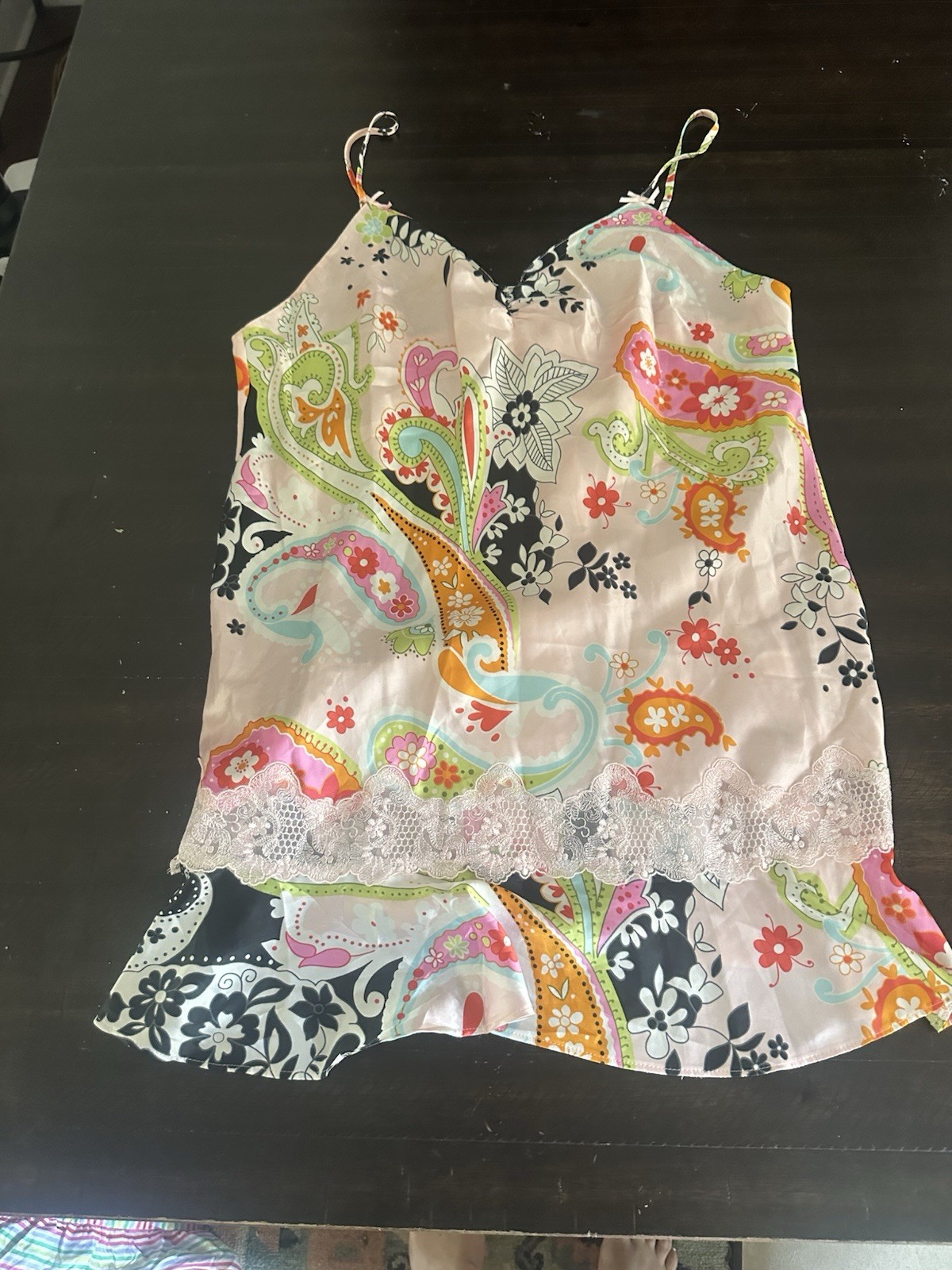 Vintage Y2K Vintage 2000’s Victoria’s Secret paisley floral dress Large