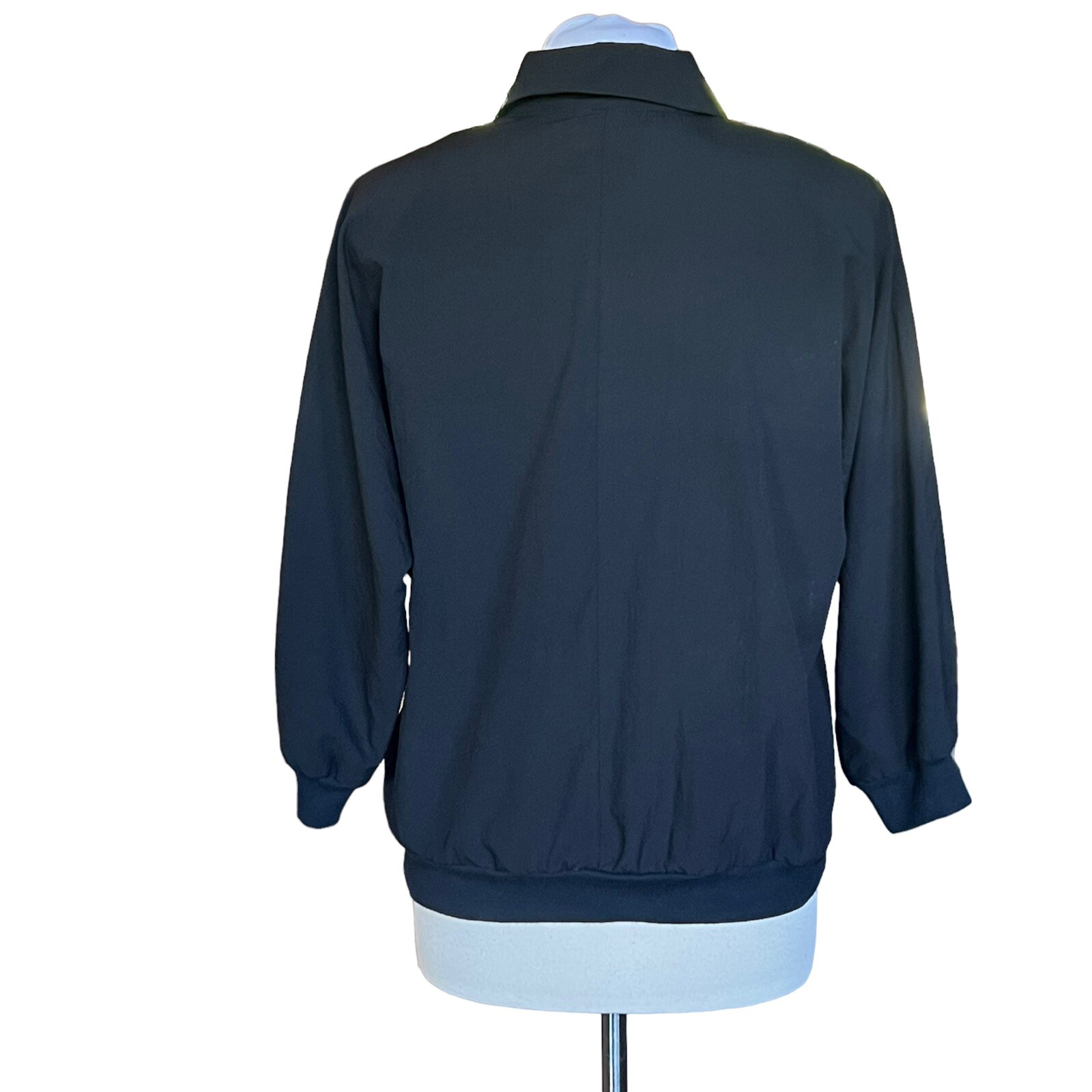 Vintage 1980s G.W. Graff Pullover Jacket Womens L USA Made Geometric Pullover